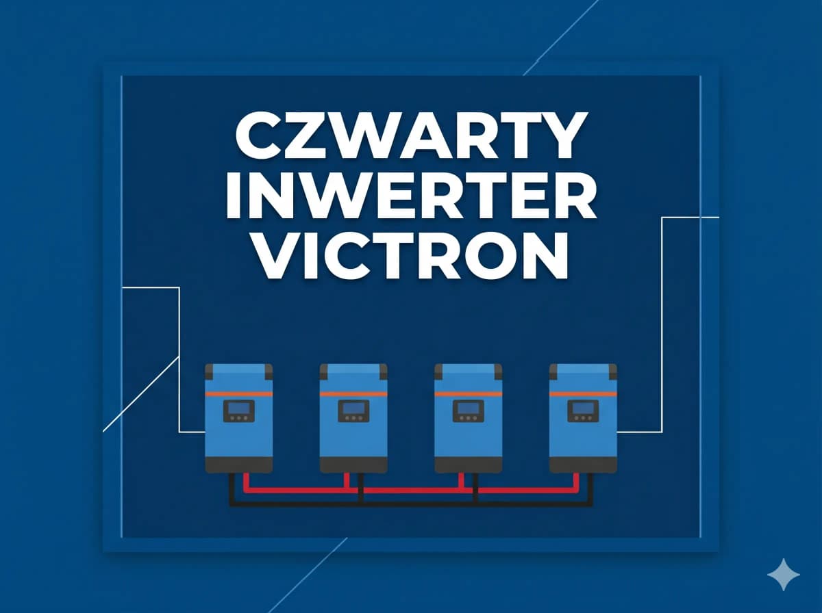 Victron Energy – magazyn energii z 4 falownikami MultiPlus-II 48V - 230V dla domu lub firmy.