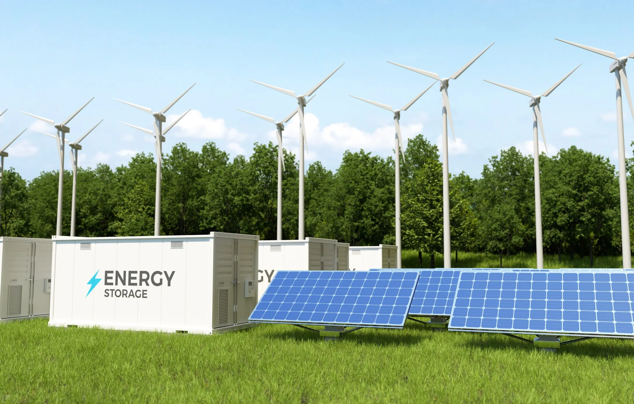 Magazyn energii współpracuje z fotowoltainą, turbinami wiatrowymi i innymi źródłami energii