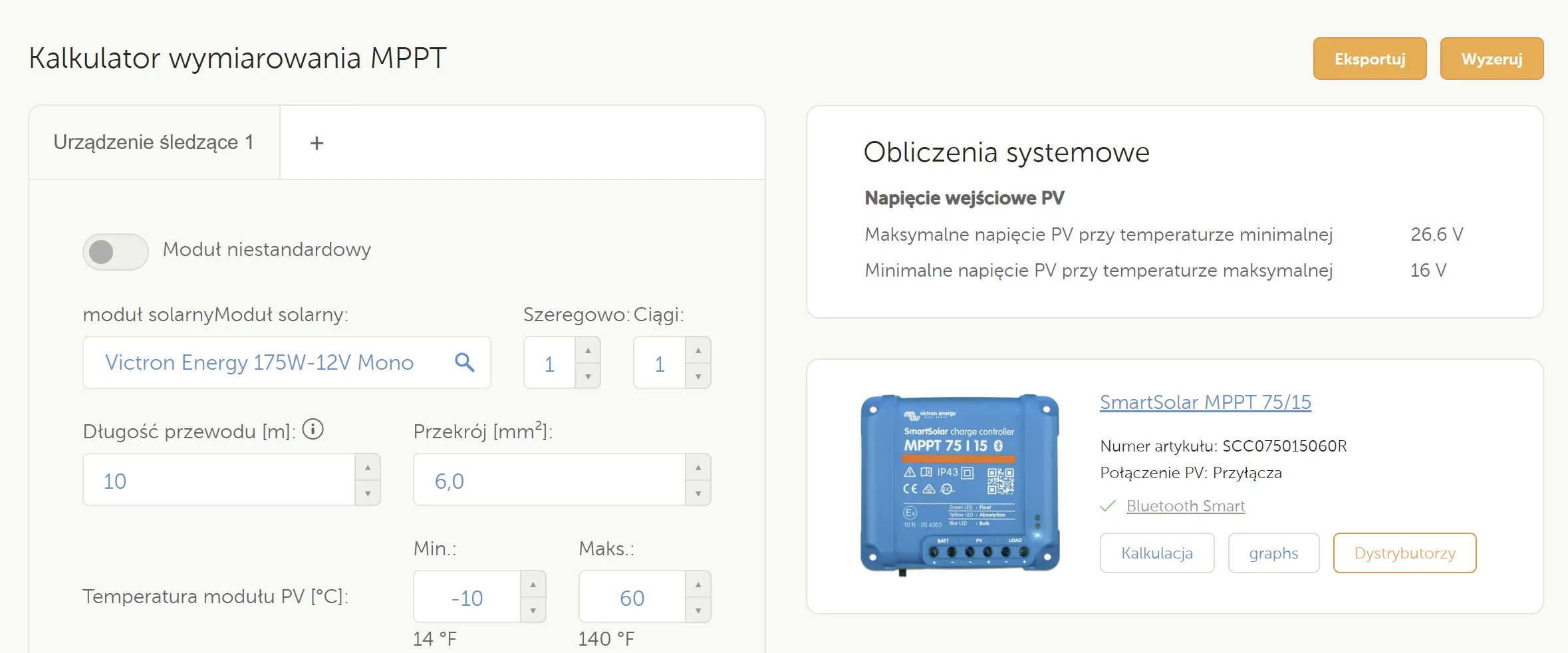 regulator ładowania, napięcie wyjściowe
